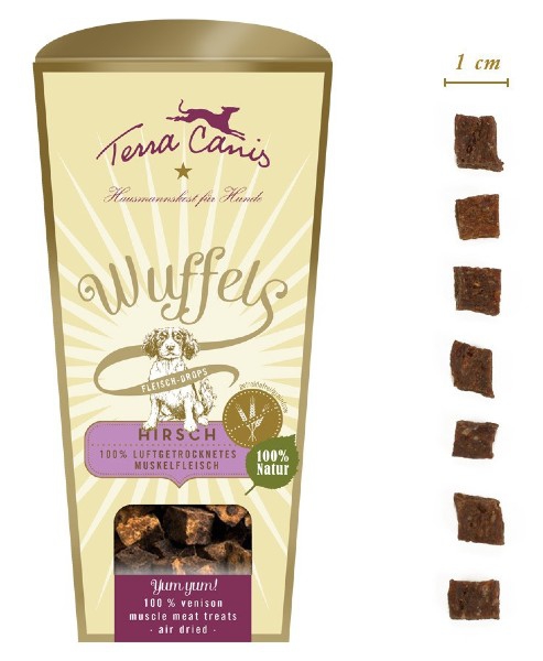Foto Terra Canis - Wuffels con carne di Muscolo di Cervo da 150g