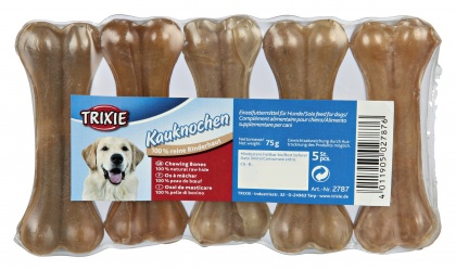 Foto Trixie - Osso Medio da Masticare in Pelle Bovina 5x15g