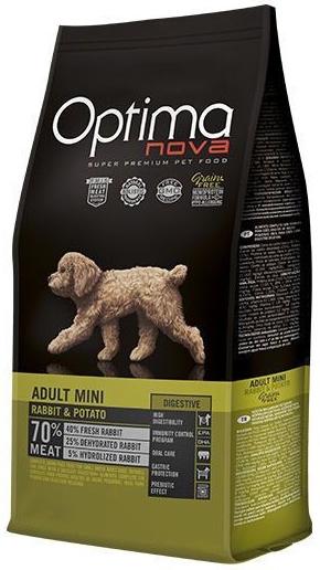 Foto Optimanova - Adult Mini al Coniglio e Patate da 8 Kg