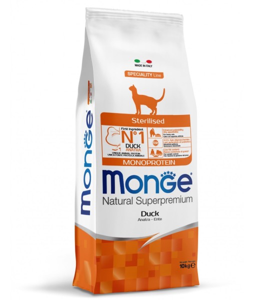 Foto Monge - Sterilised Ricco d'Anatra da 10 Kg