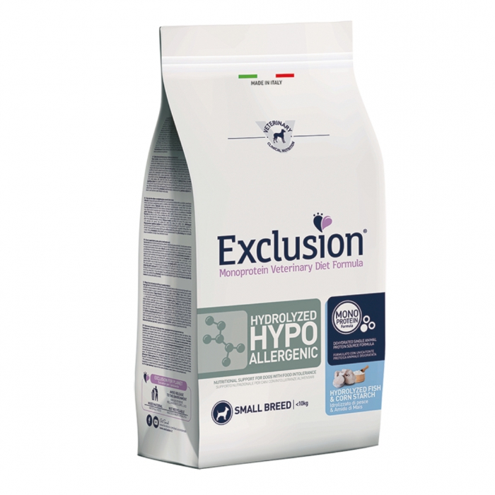 Foto Exclusion - Diet Hypo Hydrolizzato Mini al Pesce e Amido di Mais da 2 kg