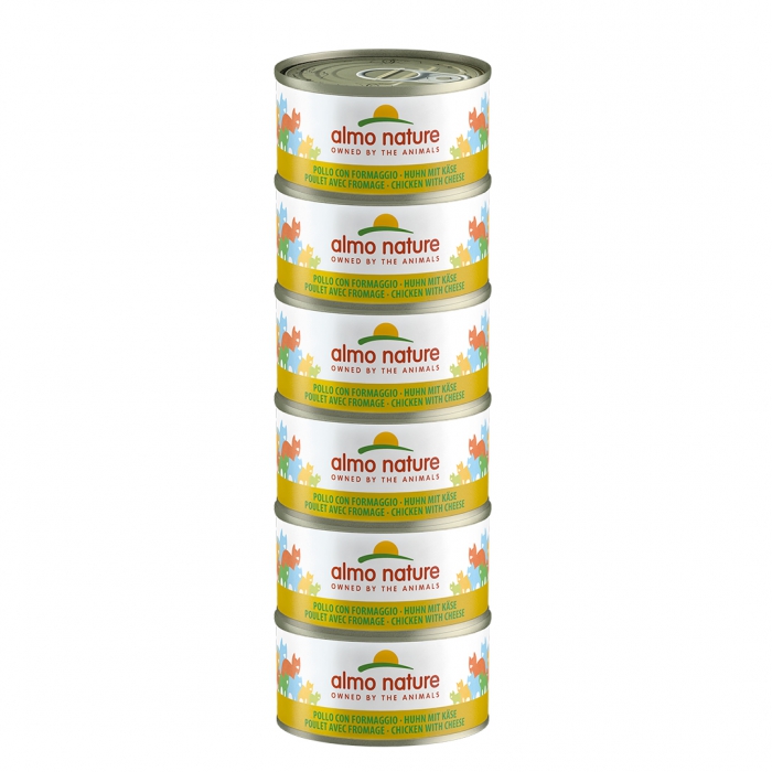 Foto Almo Nature - HFC Megapack con Pollo con Formaggio da 6x70 g