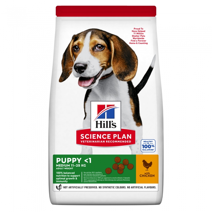 Foto Hill's - Science Plan Canine Puppy Medium al Pollo da 14 Kg