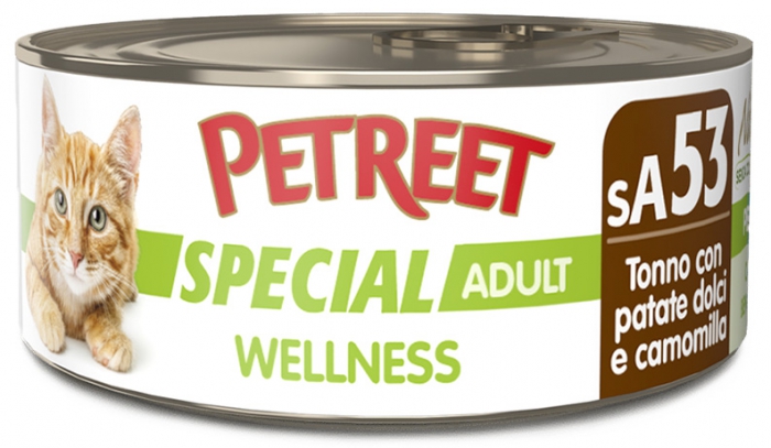 Foto Petreet - sA53 Special Wellness Tonno con Patate Dolci e Camomilla da 70g SCAD. RAVVICINATA 20/01/26 -75%